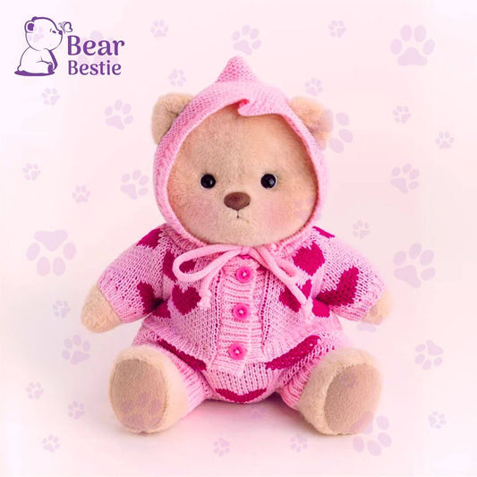 Bear Bestie - Heart Sweater Outfit